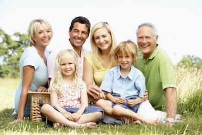 family dentist brentwood | family at park
